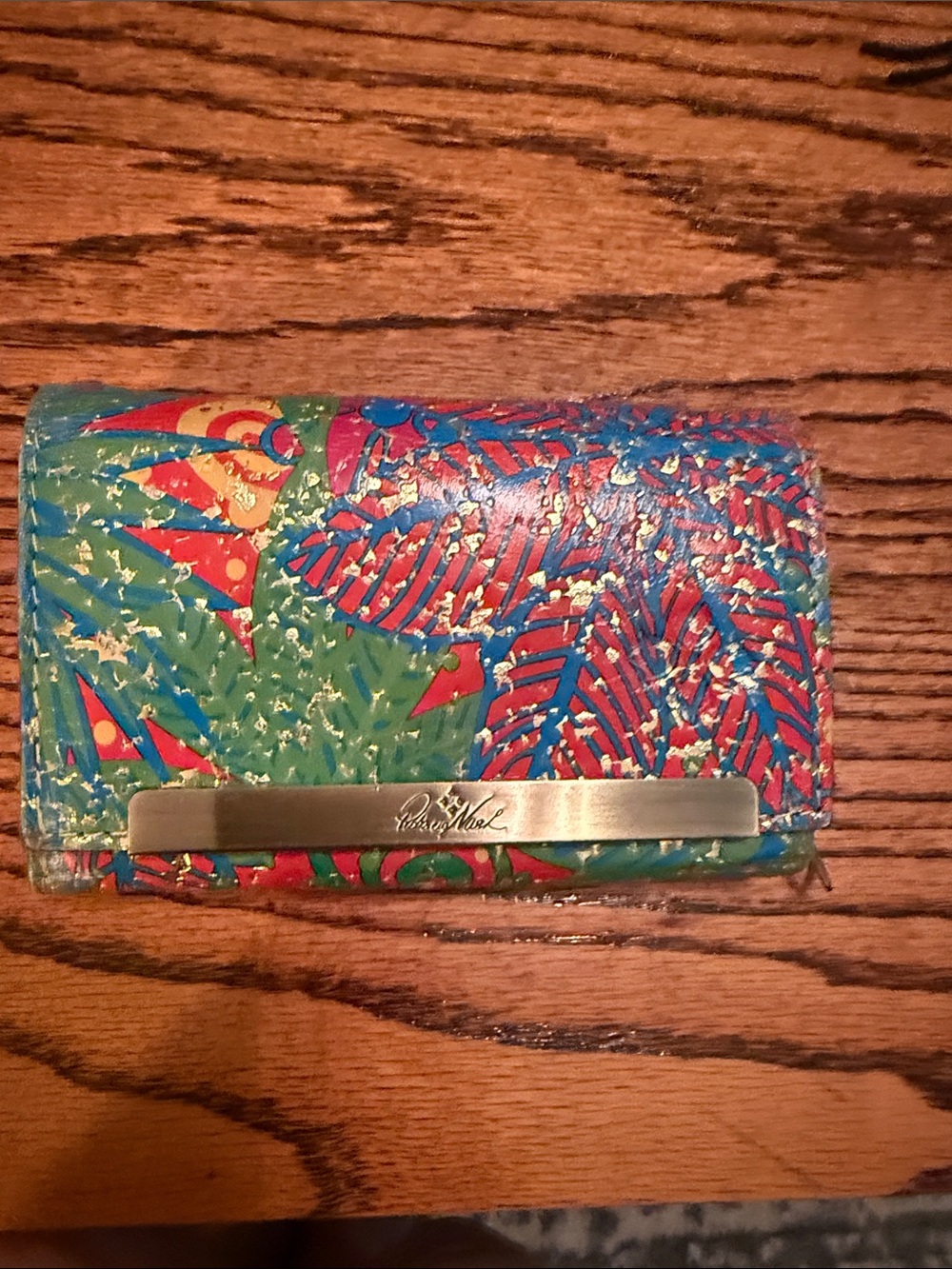 Genuine Patricia Nash Wallet. Very colorful with so much organization.